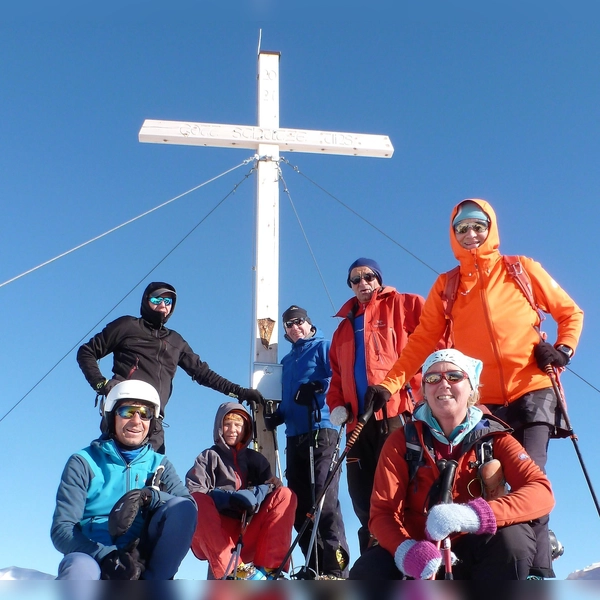 Die Dachauer waren bei besten Bedingungen unterwegs im Villgratental. (Foto: Alpenverein Dachau)