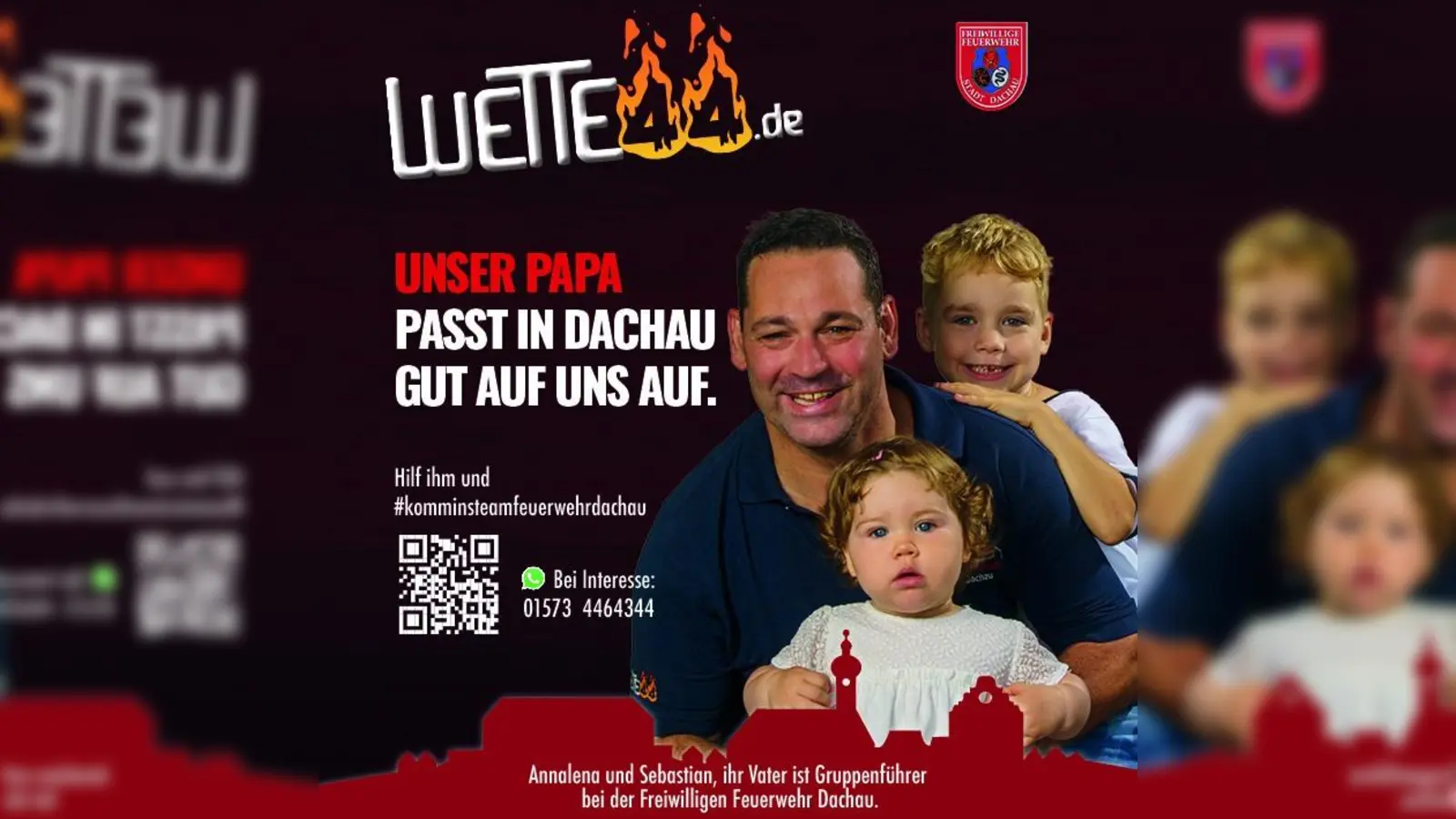 Mit einer außergewöhnlichen Anzeigenkampagne konnte die Dachauer Feuerwehr 2022 im Endspurt noch 54 neue Kameradinnen und Kameraden gewinnen. (Foto: Weimer & Paulus)