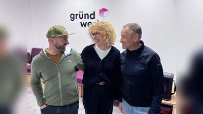 Bilden den Vorstand des Vereins Gründwerk: Max Kaiser, Kassier, Silke Dütz, 1. Vorstand, und Uli Lenz, 2. Vorstand (v. l.) (Foto: red)