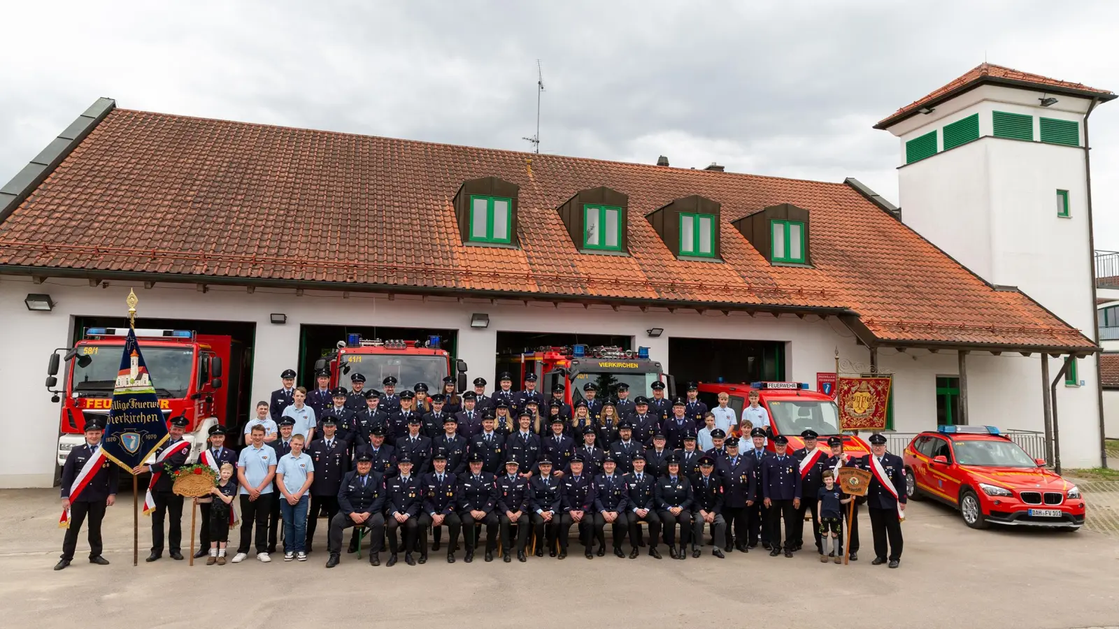 Aktuell leisten über 60 aktive Mitglieder der Freiwilligen Feuerwehr Vierkirchen jährlich über 4.000 ehrenamtliche Stunden. (Foto: FFW)