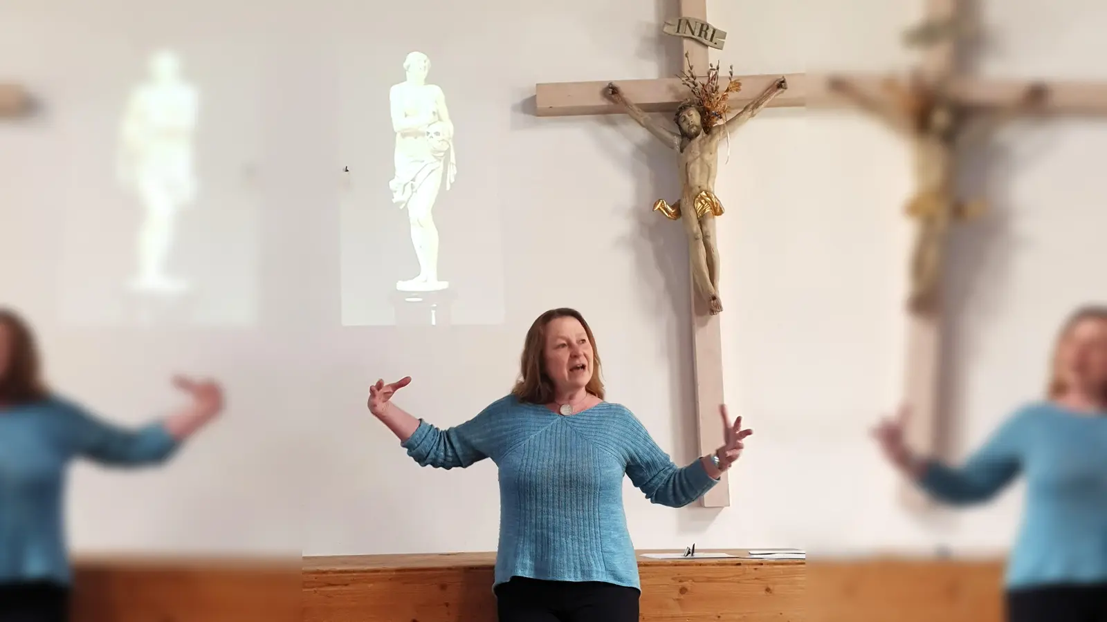 Dekanatsreferentin Susanne Deininger hielt den Vortrag beim Seniorentreff. (Foto: B. Haneke)