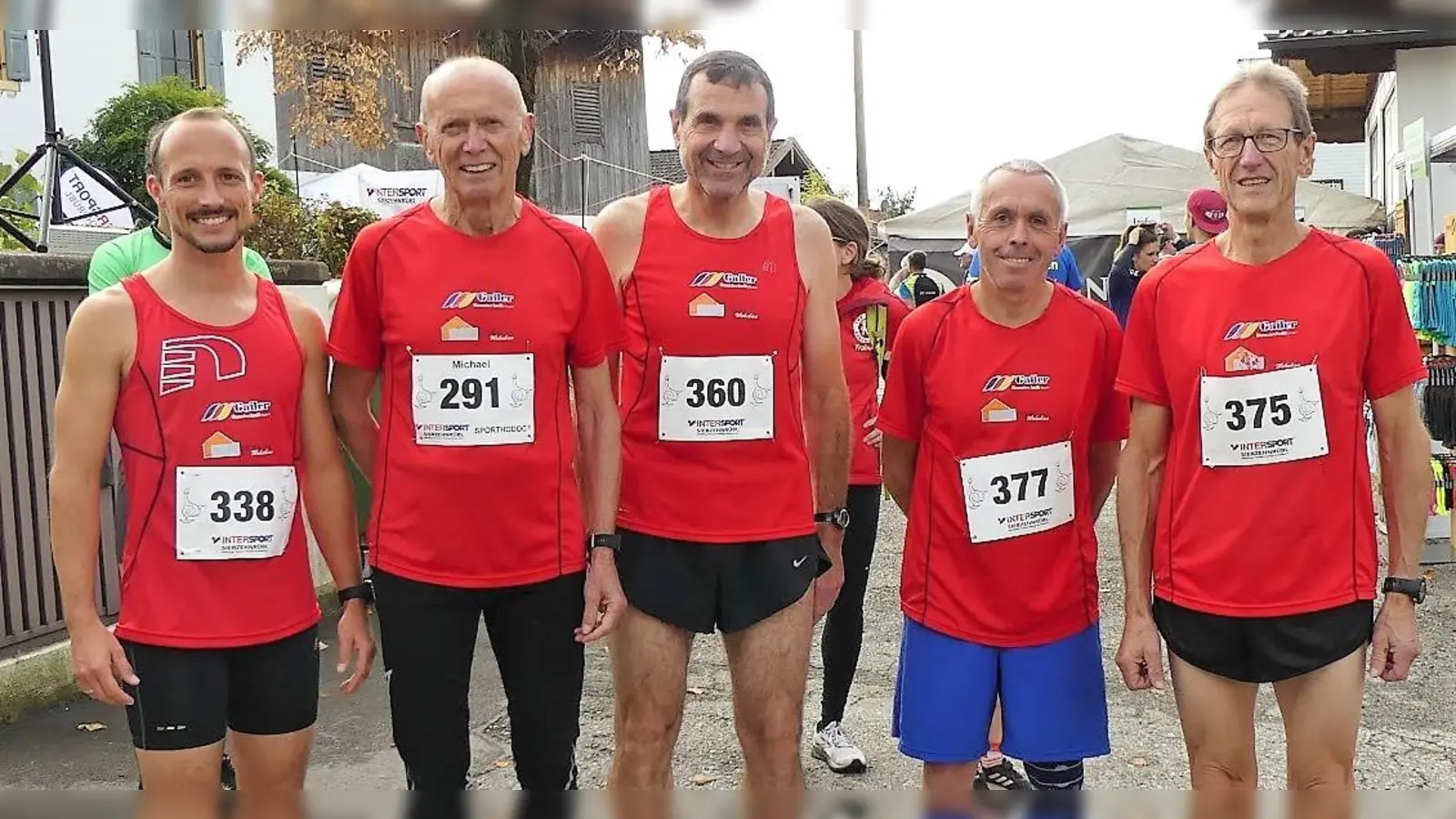 Die erfolgreichen Indersdorfer (von li) Johannes Frohnwieser, Michael Rauch, Wolfgang Grau, Jakob Furtmayr und Gerhard Seitz. (Foto: SGI / Hans und Sonja Munz)