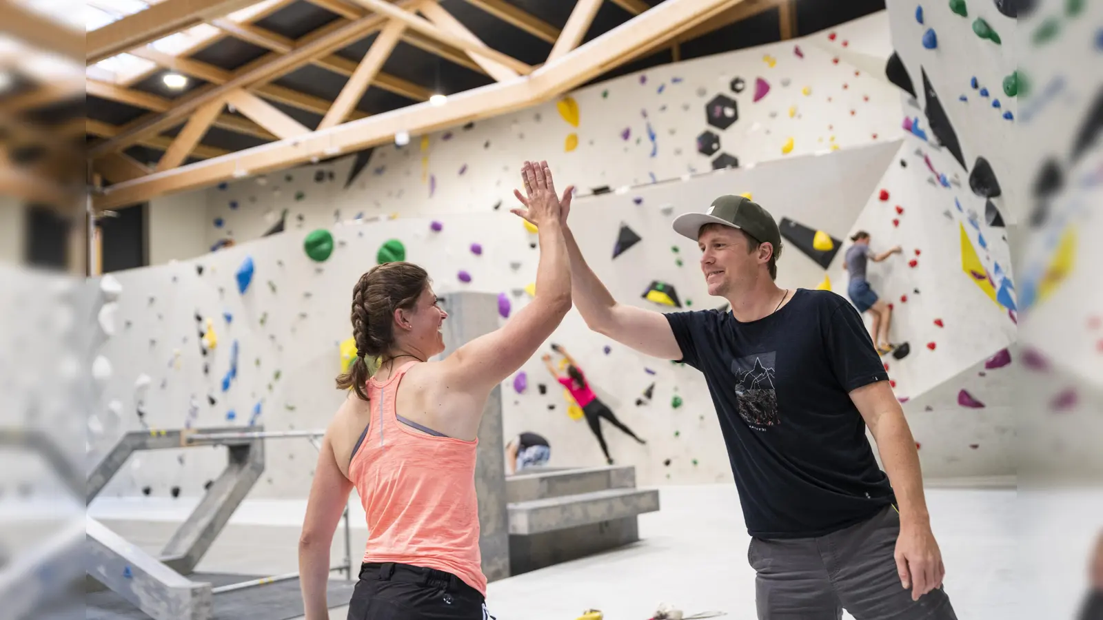 Bouldern als alternative Therapiemöglichkeit zur Depressionsbewältigung. (Foto: Miriam Mayer)