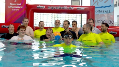 Der Aquaball-Aktionstag, zu dem die Bunnyhunters angereist waren, war ein voller Erfolg. (Foto: SV Dachau)