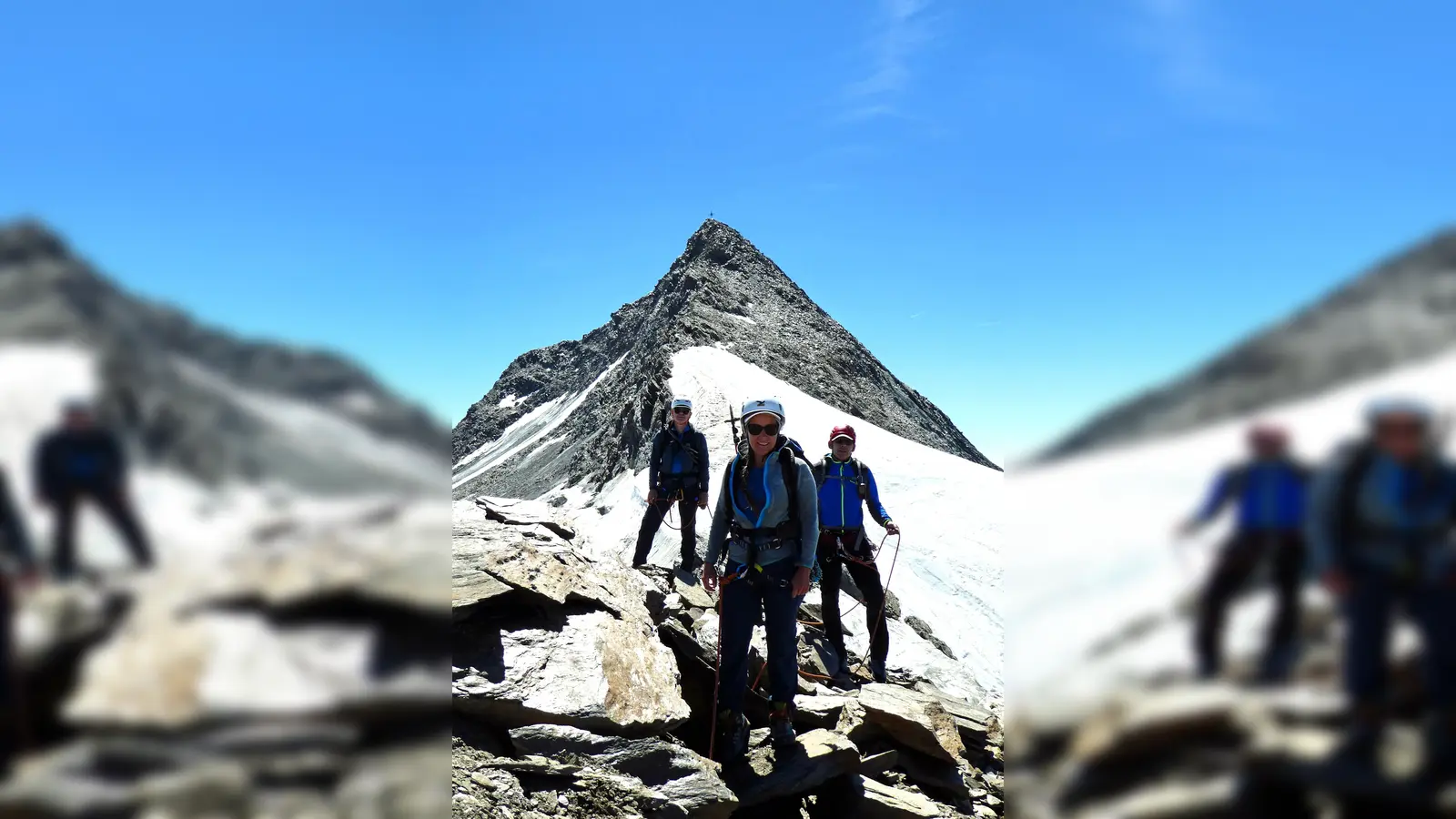 Die Dachauer Bergsteiger auf dem Schalfkogel. (Foto: Alpenverein Dachau)