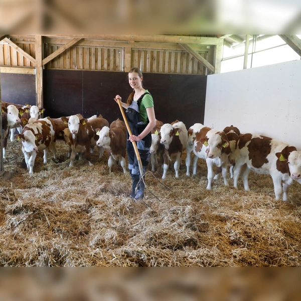 Besonders die Vielseitigkeit und den Umgang mit Tieren schätzen die Auszubildenden in der Landwirtschaft. (Foto: Birgit Gleixner)