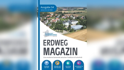 Die neue Ausgabe des ERDWEG Magazins ist Ende Januar erschienen und informiert über aktuelle Themen rund um Gewerbe und Gemeinde. (Foto: Ölsner Werbung)