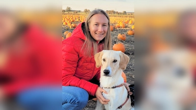 Charlotte Blea mit Athos. (Foto: privat)