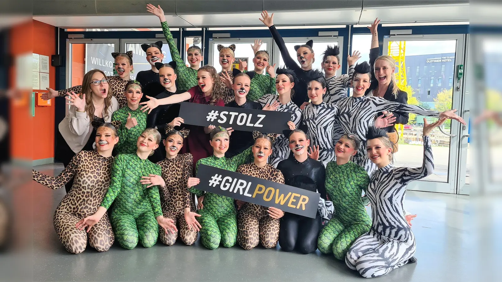 Die Entertaining Teens landeten bei der DM auf Platz 6. (Foto: JTSC Karlsfeld)