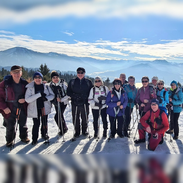 Die Dachauer Bergsportler unterwegs am Tegernsee. (Foto: Alpenverein Dachau)