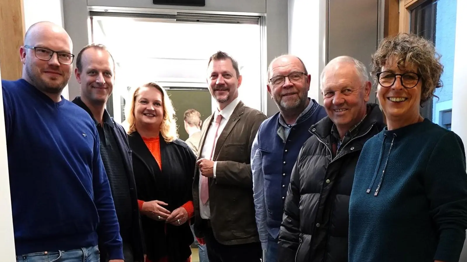 Der neue Aufzug im Rathaus ist bereits in Betrieb. (Foto: LT)