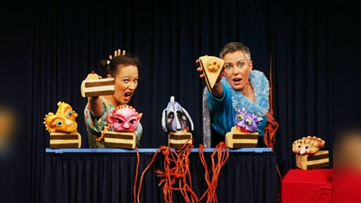 Das Ensemble „die exen” erzählt Kindern viel über Gefühle. (Foto: Conny Haufe)