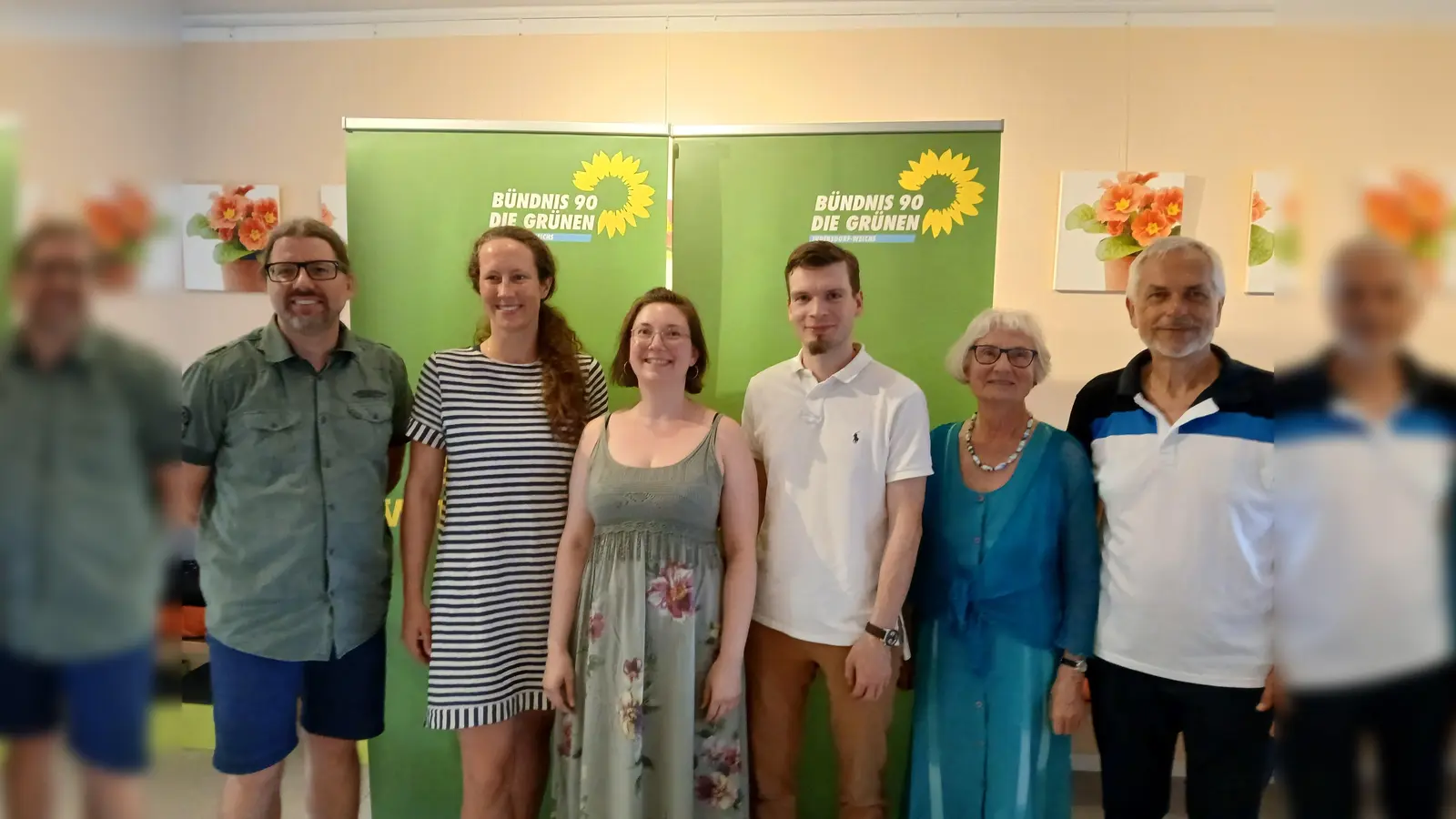 Der neu gewählte Ortsvorstand der Grünen. (Foto: Die Grünen )