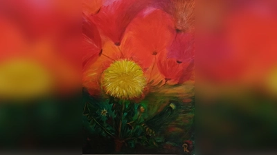 Renate Nann arbeitet überwiegend mit Acrylfarben. (Foto: Nann)