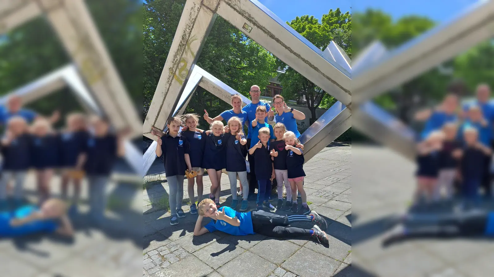 Die jungen Schwimmerinnen und Schwimmer des TSV Eintracht Karlsfeld können stolz auf ihre Leistungen sein. (Foto: TSV E. Karlsfeld)
