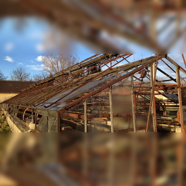 DIe 1939 von der SS gegründete” Deutsche Versuchsanstalt für Ernährung und Verpflegung” wurde von den Gefangenen im KZ Dachau, die dort arbeiten mussten, als „Kräutergarten“ bzw. als „Plantage“ bezeichnet. Das Forschungsinstitut, das Verwaltungsgebäude, das Bienenhaus und drei der Gewächshäuser sowie einige Frühbeete sind noch im heutigen Gewerbegebiet vorhanden, aber in einem beklagenswerten Zustand.  (Foto: Zum Beispiel Dachau e.V.)