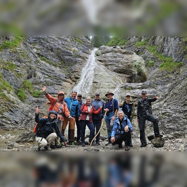 Die Dachauer Gruppe genoss die Benediktenwand.  (Foto: DAV)