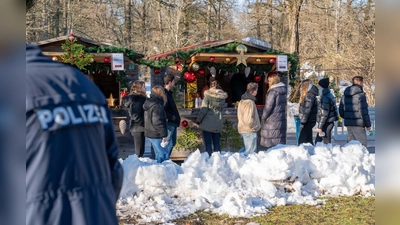 Großen Zulauf hatte der interne Christkindlmarkt der Bereitschaftspolizei. (Foto: Bereitschaftspolizei Dachau)