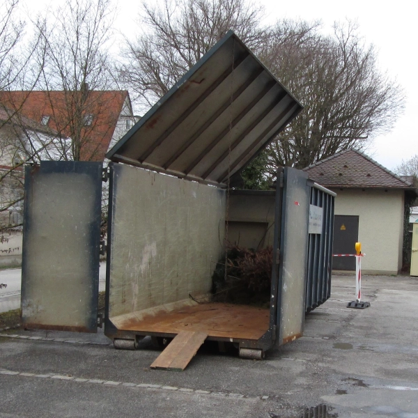Der Gartencontainer in Mitterndorf. (Foto: Kommunale Abfallwirtschaft)