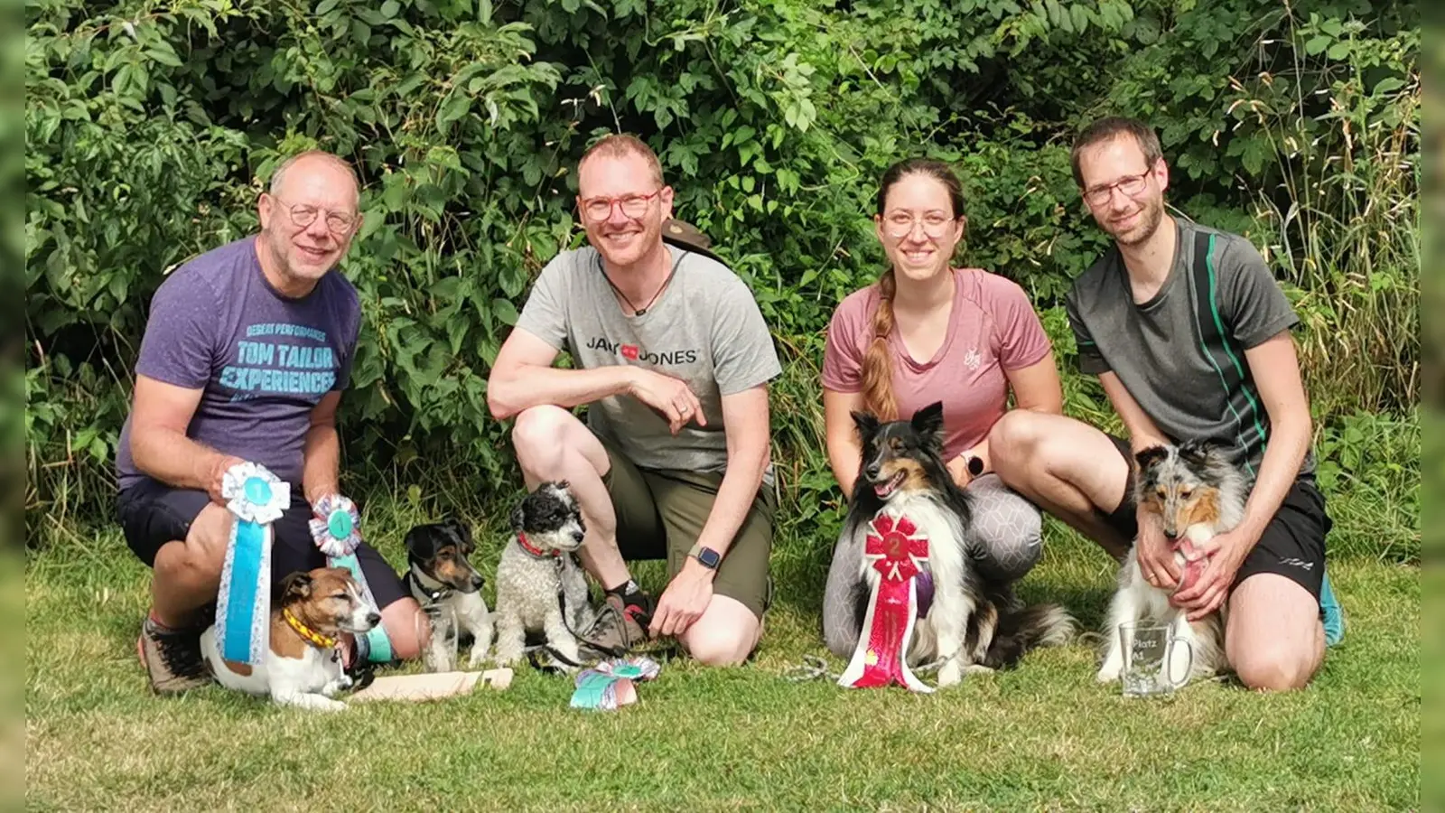 Das Agility-Team des SV München West. (Foto: SV)